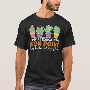 T-shirt Enseignement spécial maternelle Enseignant Cactus 