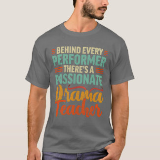 T-shirt Enseignement Théâtral Professeur de Théâtre Comédi