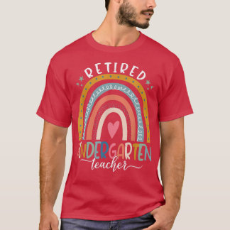 T-shirt Enseigner l'amour Inspirer Boho Arc-en-ciel Retrai