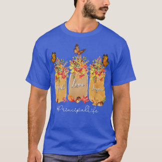 T-shirt Enseigner l'amour Inspirer la vie principale autom