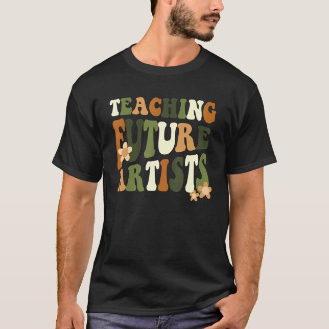 T-shirt Enseigner les futurs artistes femmes 2 (Devant)