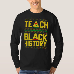 T-shirt Enseigner l'histoire des Noirs Chemise Enseignant