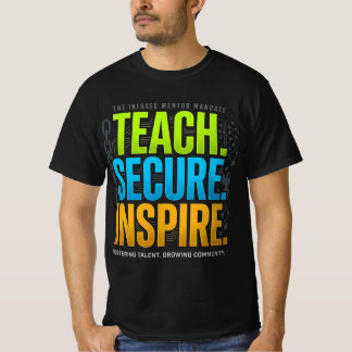 T-shirt enseigner, sécuriser, inspirer Mentor