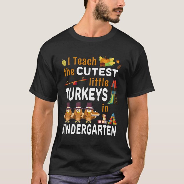 T-shirt Enseigner St Turquie Kindergen Enseignant Thanksgi (Devant)