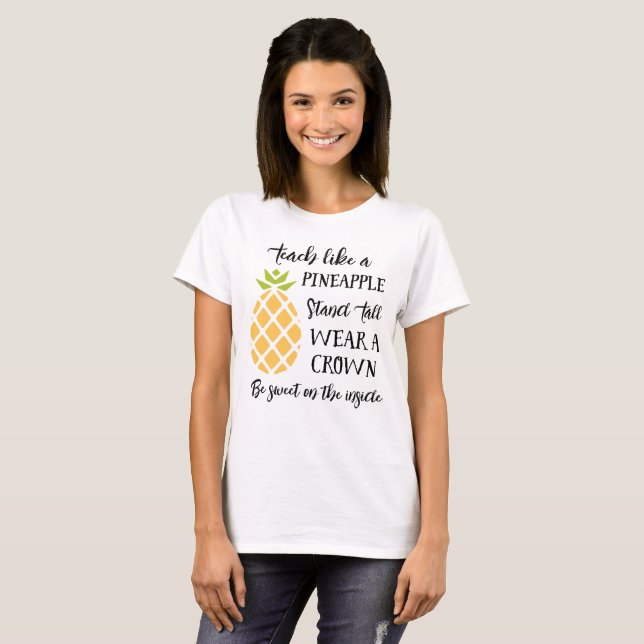T-shirt Enseignez comme un camp de cours d'été de (Devant entier)