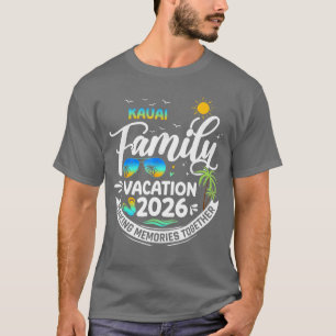 T-shirt Ensemble assorti pour vacances familiales à Kauai