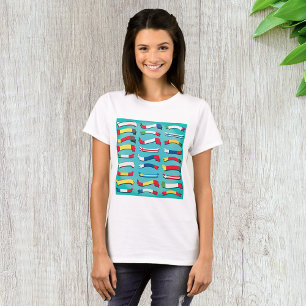 T-Shirt Ensemble De Drapeaux Femmes