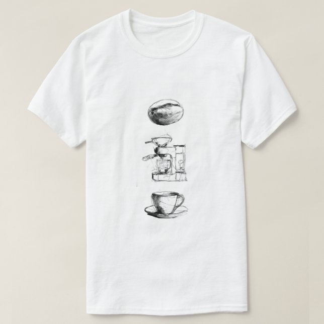 T-shirt Ensemble Lover Café (Design devant)