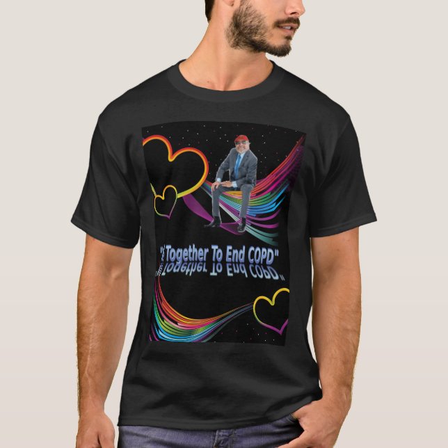 T-shirt "Ensemble pour mettre fin à la MPOC" (Devant)