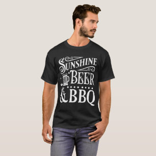 T-shirt Ensoleillement, Bière et BBQ
