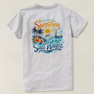 T-shirt Ensoleillement et eau salée