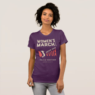 T-shirt Entendez notre vote - événement de mars SLO des