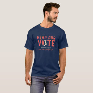 T-shirt Entendez notre vote - mars SLO (les hommes) des