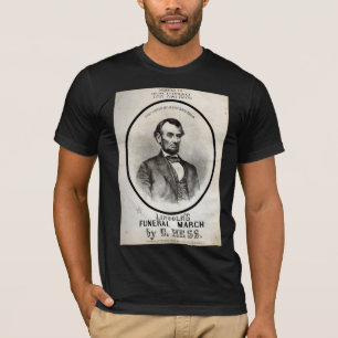 T-shirt Enterrement - Abraham Lincoln