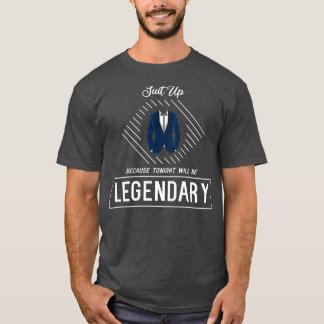 T-shirt Enterrement de vie de garçon avec nœud papillon et