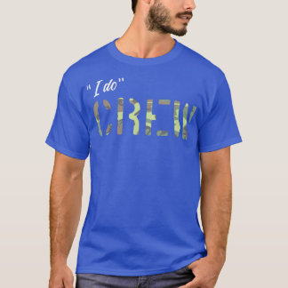 T-shirt Enterrement de vie de garçon Camouflage I Do Crew 