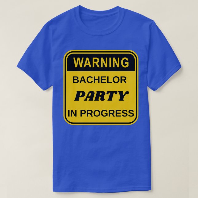 T-shirt Enterrement de vie de garçon en cours 2 (Design devant)