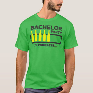 T-shirt Enterrement de vie de garçon en cours 5