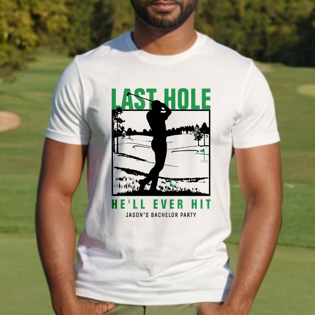 T-shirt Enterrement de vie de garçon Golf Drôle Dernier tr (Créateur téléchargé)