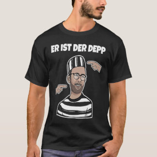 T-shirt Enterrement de vie de garçon Il est l'homme Depp