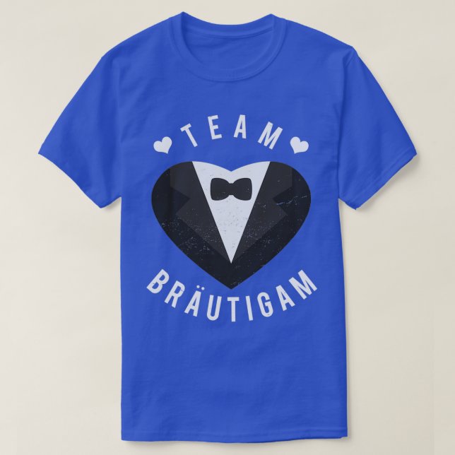 T-shirt Enterrement de vie de garçon JGA Team Groom (Design devant)