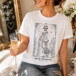 T-shirt Enterrement de vie de jeune fille Chevalier Médiév