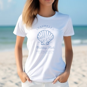 T-shirt Enterrement de vie de jeune fille Coquillages et C