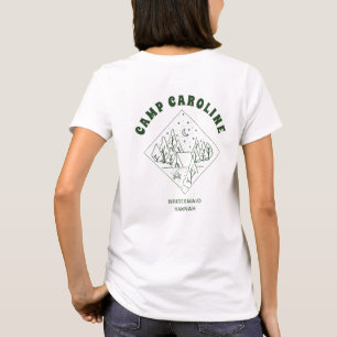 T-shirt Enterrement de vie de jeune fille en camping perso
