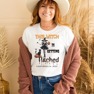 T-shirt Enterrement de vie de jeune fille Halloween Cette 