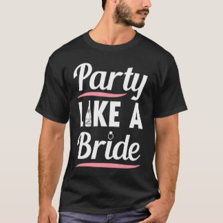T-shirt Enterrement de Vie de Jeune Fille Mariage Marié Cé