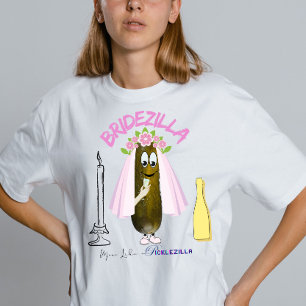 T-shirt Enterrement de vie de jeune fille personnalisé drô