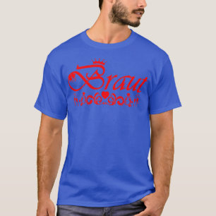 T-shirt enterrement de vie de jeune fille rouge