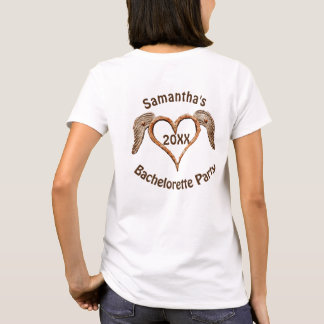 T-shirt Enterrement de vie de jeune fille rustique