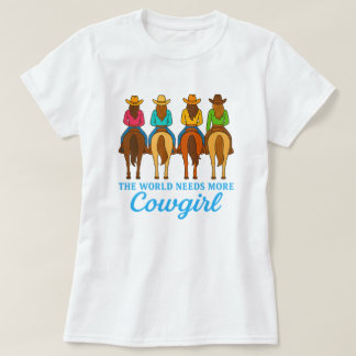 T-shirt Enterrement de vie de jeune fille western Cowgirls