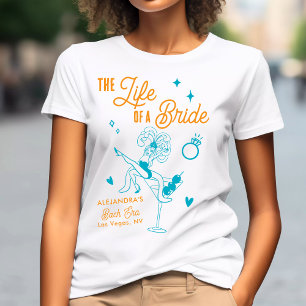 T-shirt Enterrements de Vie de Jeune Fille Mariée à l'Ère