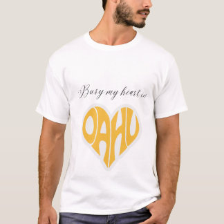 T-shirt Enterrer Mon Coeur À Oahu