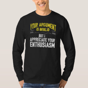 T-shirt Enthousiasme de formateur personnel Enthousiasme d