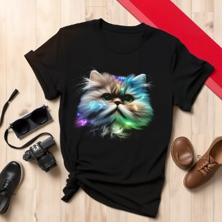 T-shirt Enthousiaste Chat Vêtements Amoureux des chats col