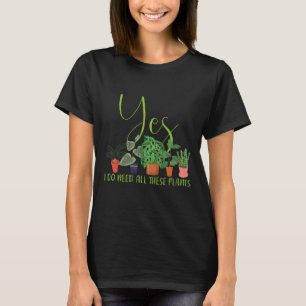 T-shirt Enthousiaste Plante Jardins de loisirs et cadeaux