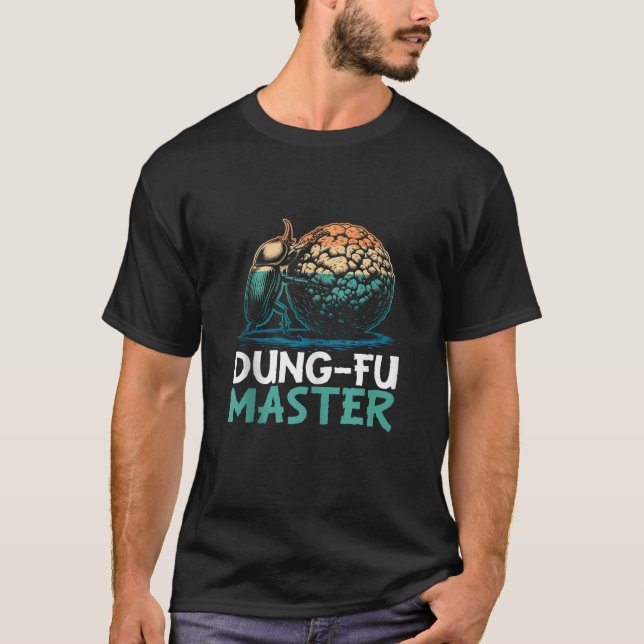 T-shirt Entomologie future de l'insecte du dung (Devant)