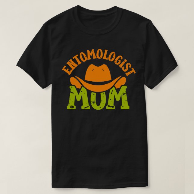 T-shirt Entomologiste Maman Travail Entomologie Équipe Ins (Design devant)