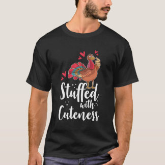 T-shirt Entourés De Vêtements Mignon Hommes Femmes Thankgi