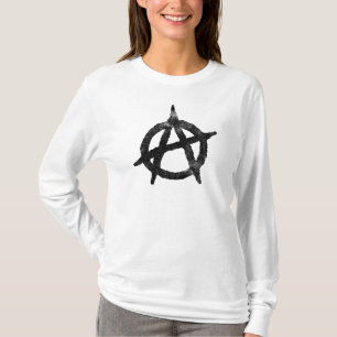 T-shirt "entourez" un symbole d'anarchie