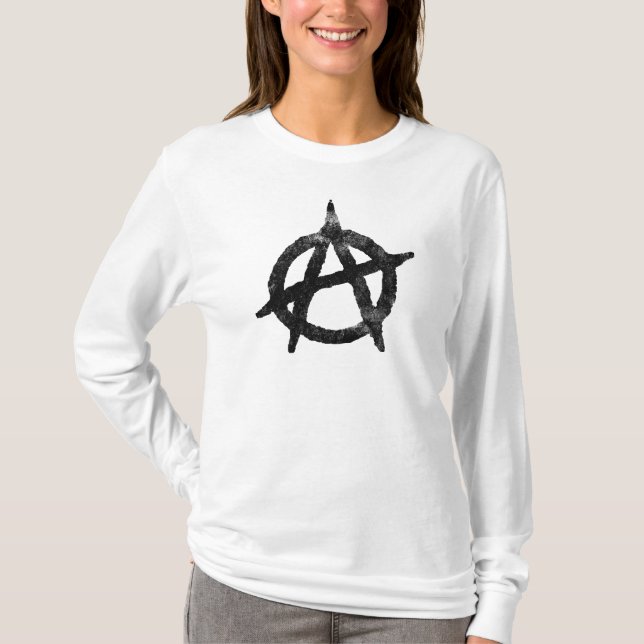 T-shirt "entourez" un symbole d'anarchie (Devant)