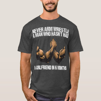 T-shirt Entraînement de poids de lutte de bras amusantTS