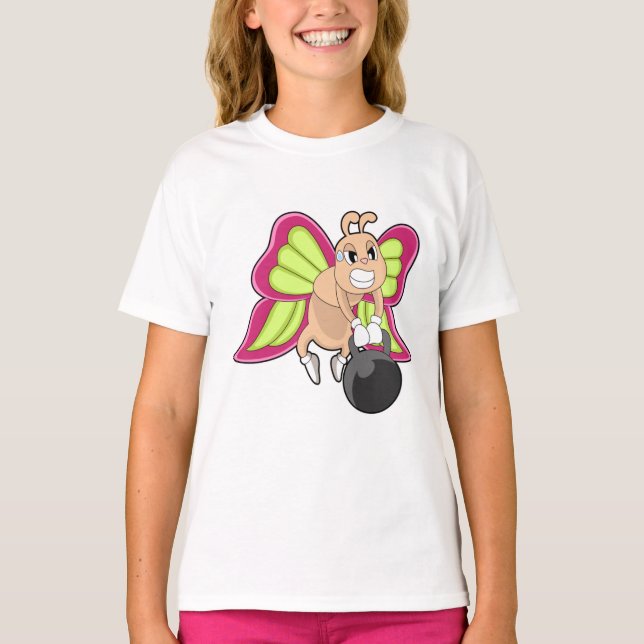 T-shirt Entraînement de résistance aux papillons (Devant)