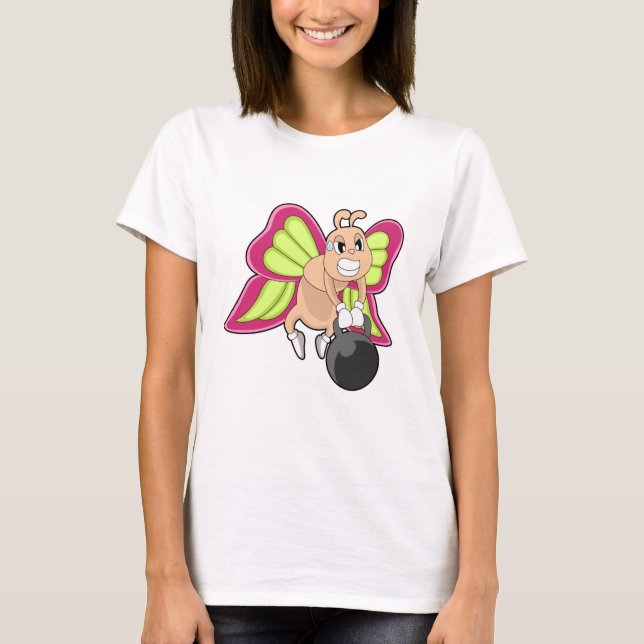 T-shirt Entraînement de résistance aux papillons (Devant)