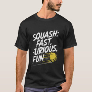 T-shirt Entraînement de squash Jeu de squash Tournoi de sq