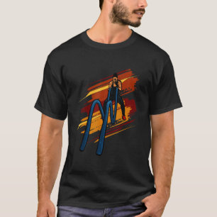 T-shirt Entraînement dur de la corde de bataille
