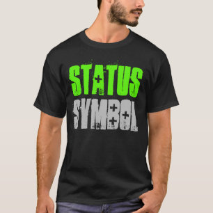 T-shirt Entraînement Fitness VERT ET GRIS SYMBOLE DE STATU